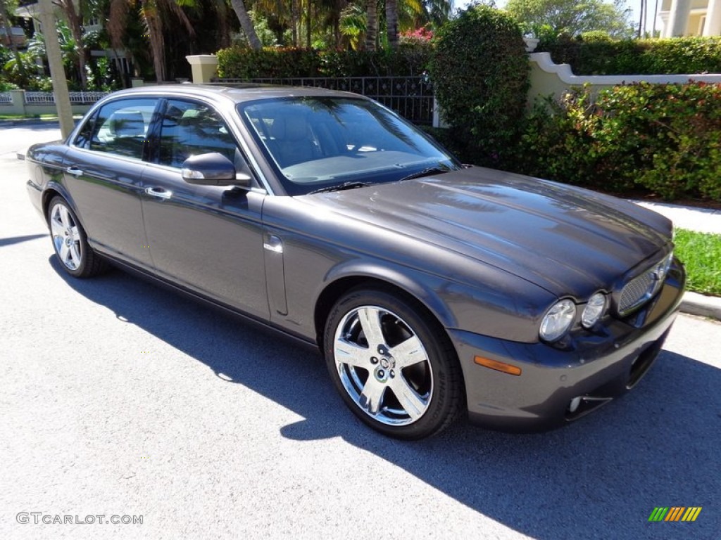 2008 XJ XJ8 L - Pearl Grey Metallic / Dove/Granite photo #13