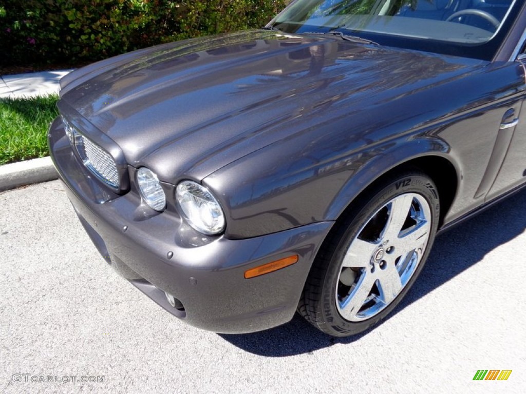 2008 XJ XJ8 L - Pearl Grey Metallic / Dove/Granite photo #26