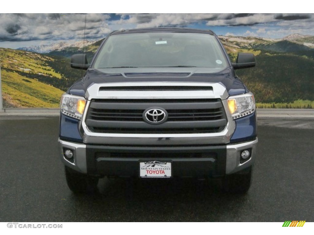 2014 Tundra SR5 Crewmax 4x4 - Blue Ribbon Metallic / Sand Beige photo #2