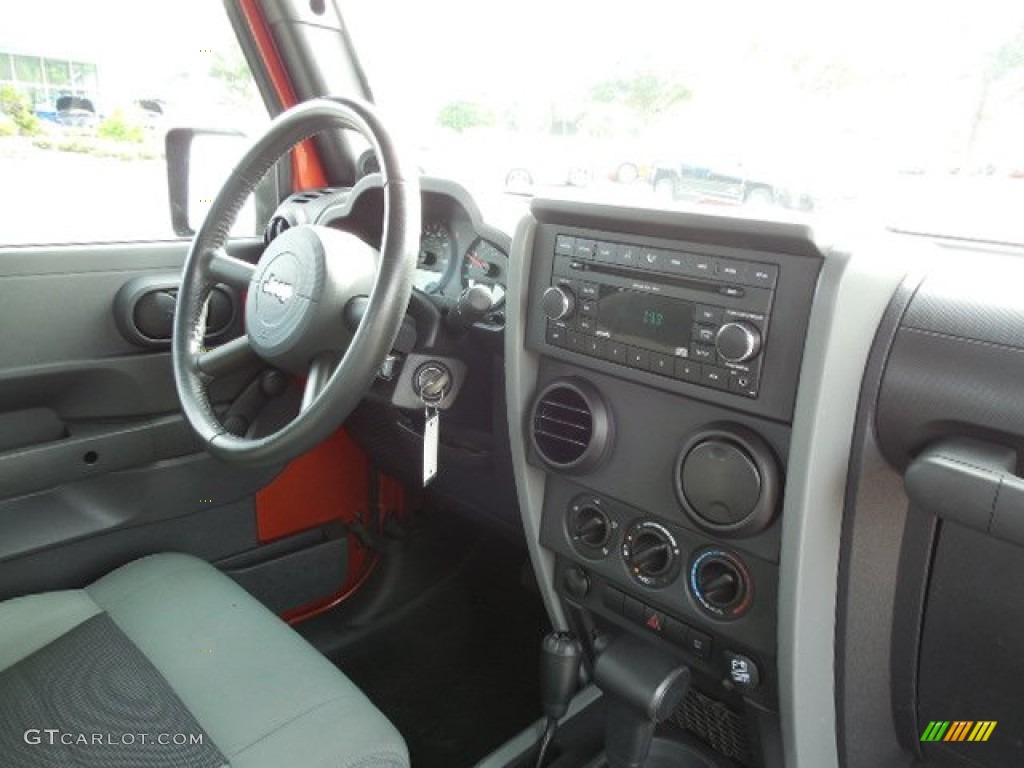 2009 Wrangler X 4x4 - Sunburst Orange Pearl Coat / Dark Slate Gray/Medium Slate Gray photo #11