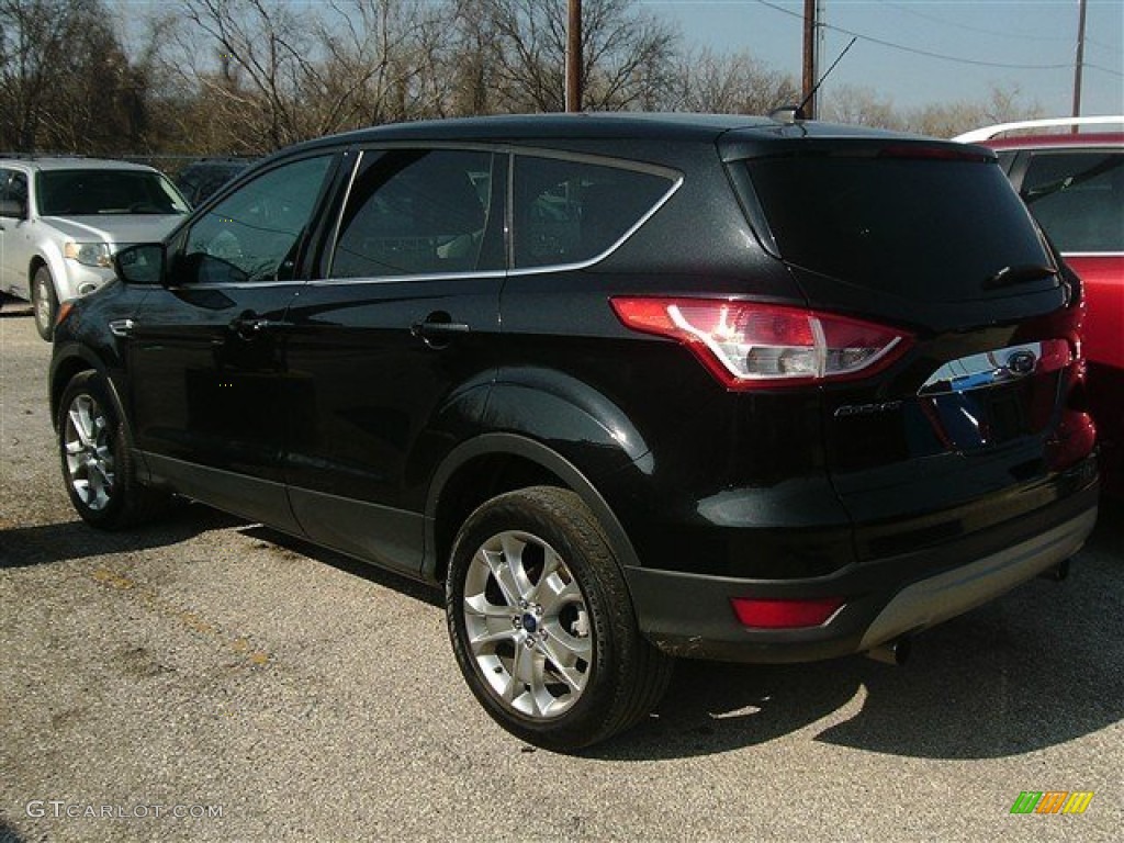 2013 Escape SEL 2.0L EcoBoost 4WD - Tuxedo Black Metallic / Charcoal Black photo #4