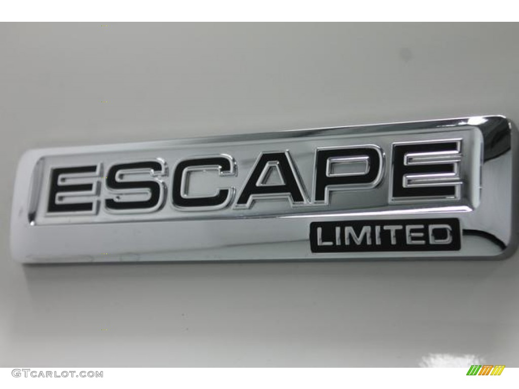 2012 Escape Limited - White Suede / Charcoal Black photo #12