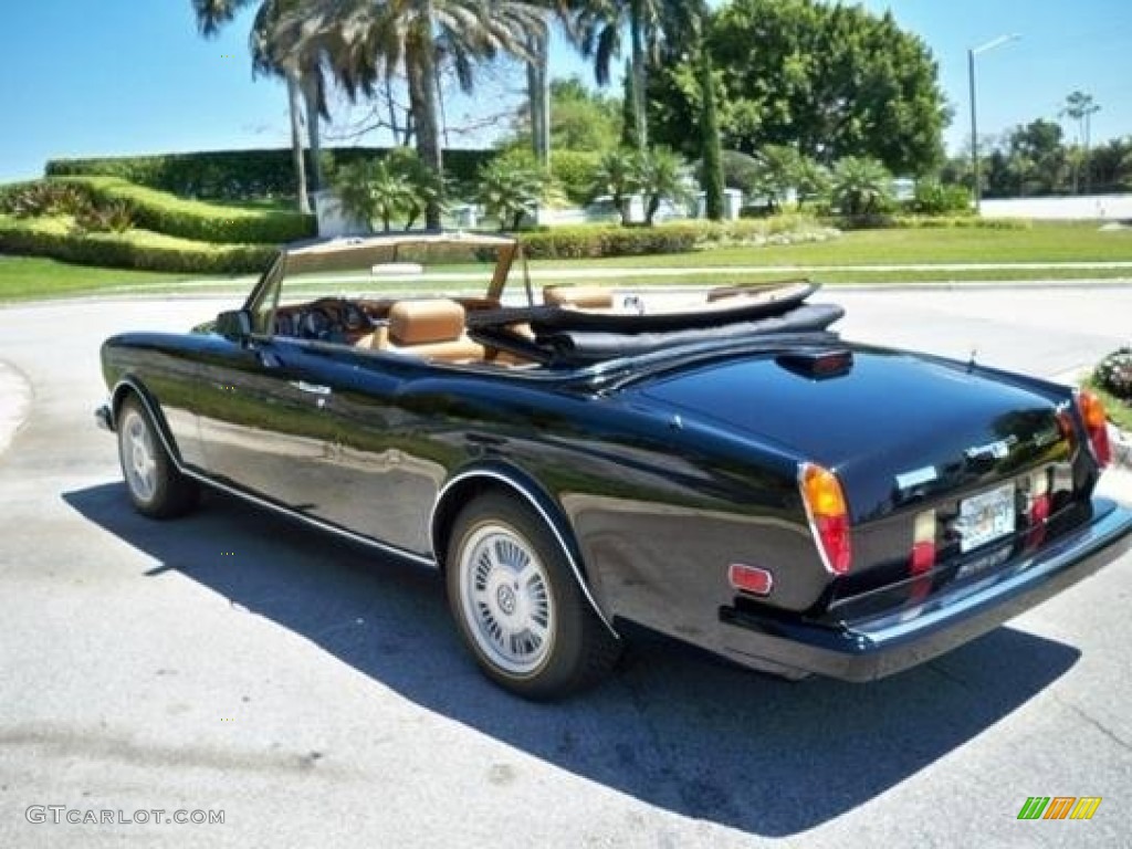 1988 Continental Convertible - Black / Tan photo #2