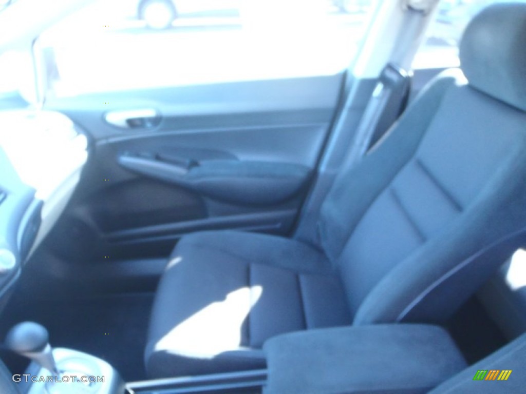 2011 Civic LX-S Sedan - Polished Metal Metallic / Black photo #17
