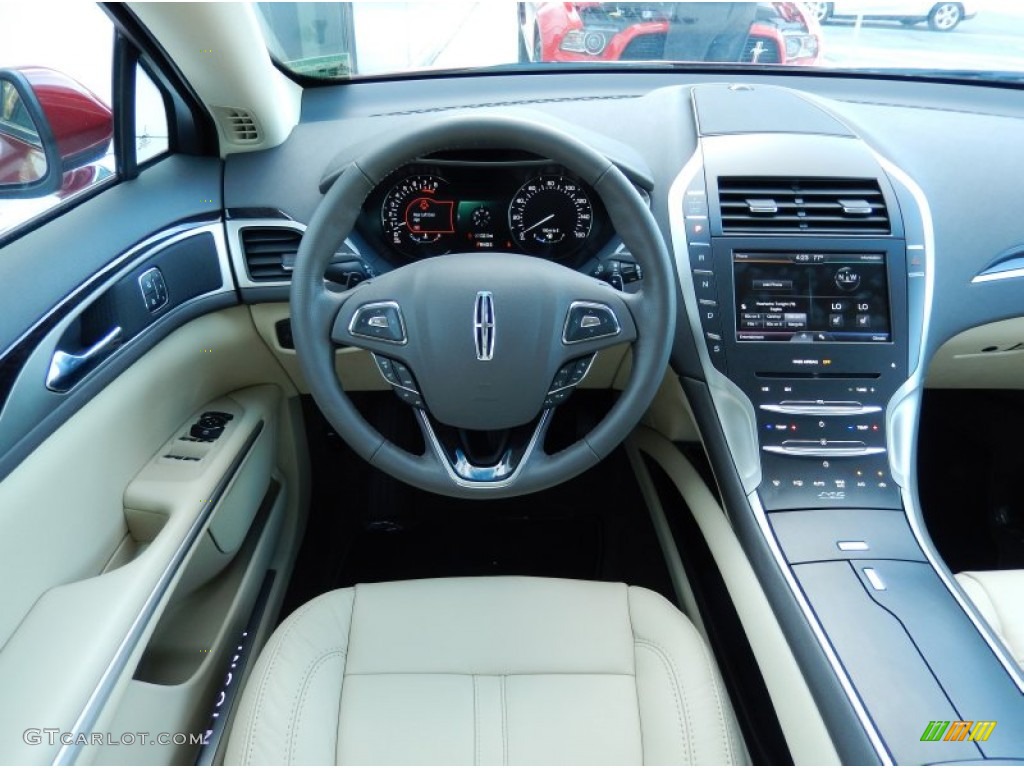 2014 Lincoln MKZ FWD Light Dune Dashboard Photo #90680488
