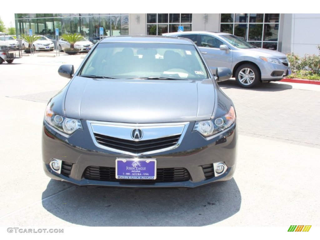 2013 TSX  - Graphite Luster Metallic / Graystone photo #2