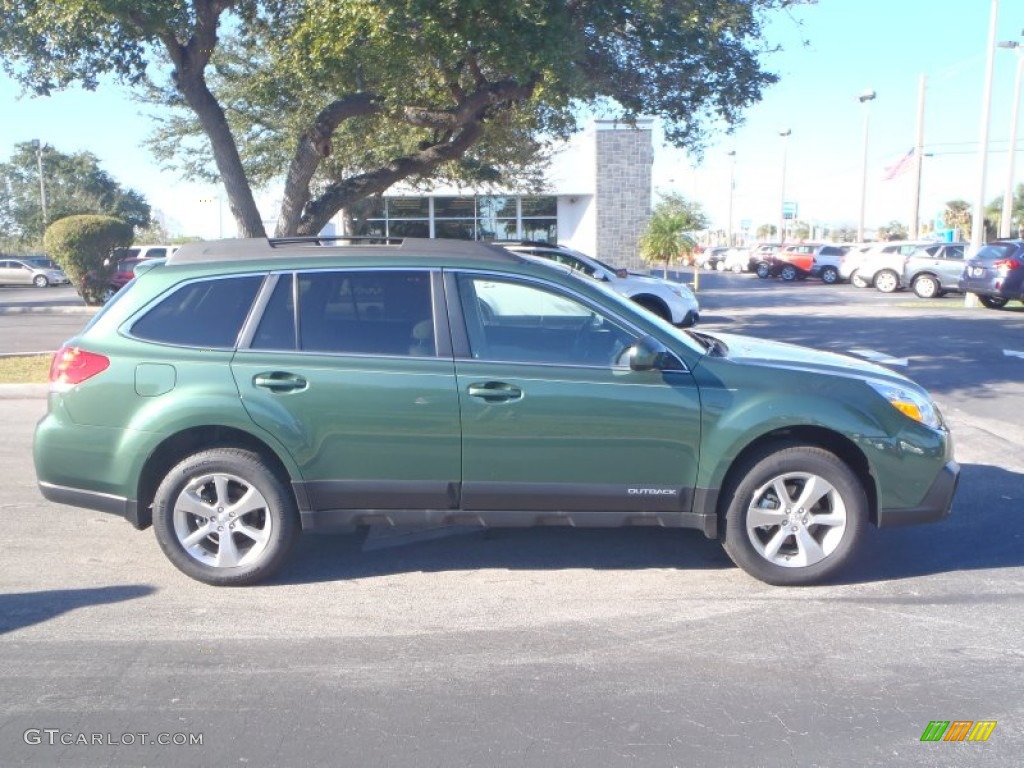Cypress Green Pearl 2014 Subaru Outback 2.5i Limited Exterior Photo #90681340