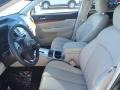 Front Seat of 2014 Outback 2.5i Limited