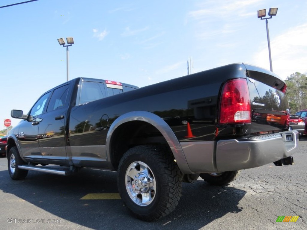 2013 2500 Outdoorsman Crew Cab 4x4 - Black / Black/Diesel Gray photo #5