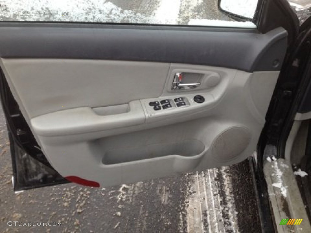 2008 Spectra EX Sedan - Black / Gray photo #5