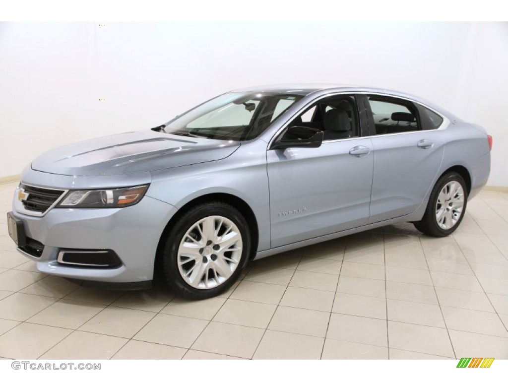 2014 Impala LS - Silver Topaz Metallic / Jet Black/Dark Titanium photo #3