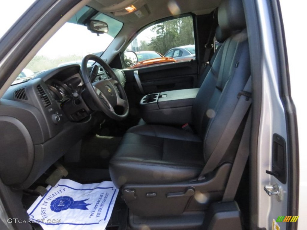 2012 Silverado 1500 LT Extended Cab - Silver Ice Metallic / Ebony photo #10