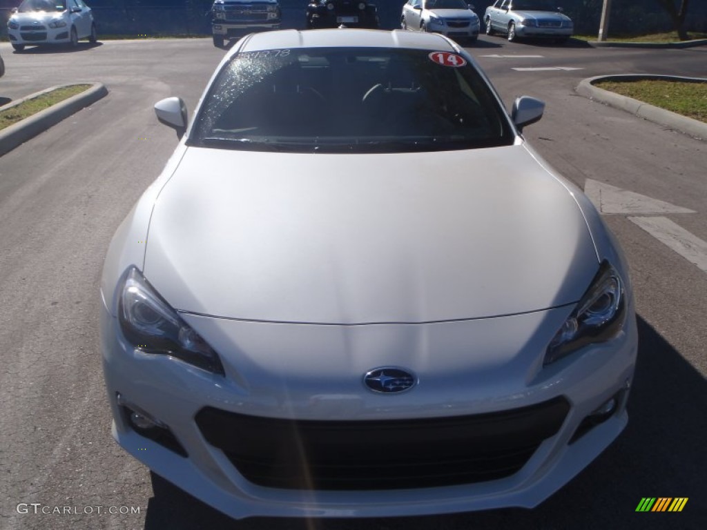 2014 BRZ Limited - Satin White Pearl / Black photo #2