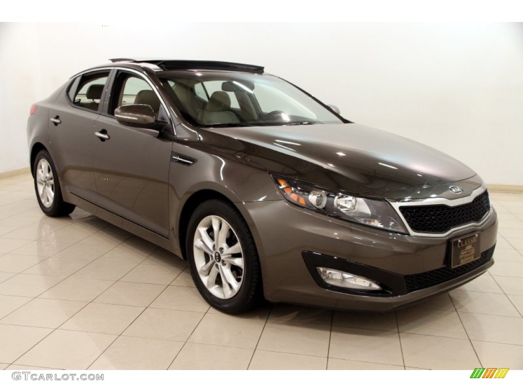2011 Optima EX - Metal Bronze / Beige photo #1