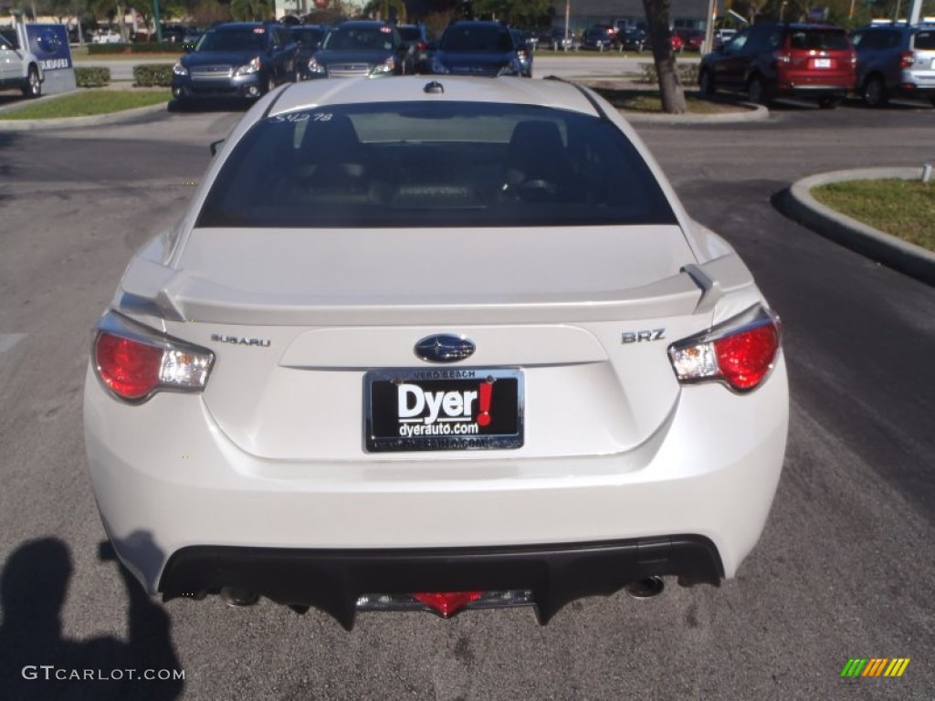 2014 BRZ Limited - Satin White Pearl / Black photo #4