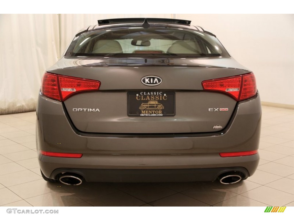 2011 Optima EX - Metal Bronze / Beige photo #14