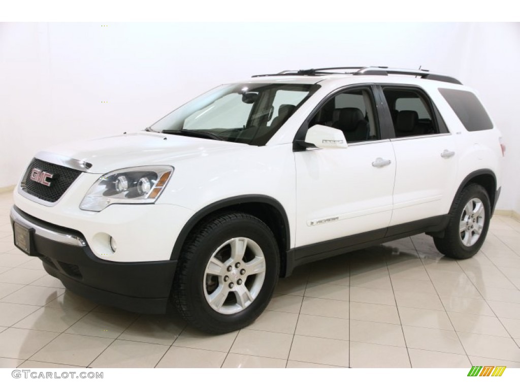 2008 Acadia SLT AWD - Summit White / Ebony photo #3