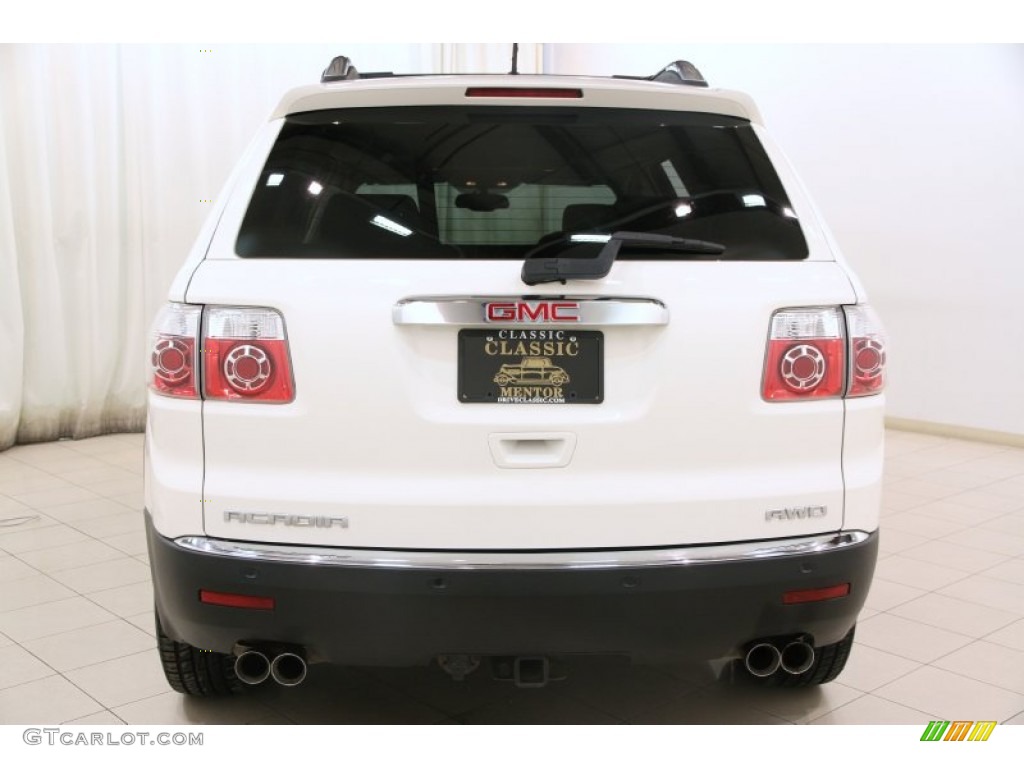 2008 Acadia SLT AWD - Summit White / Ebony photo #16