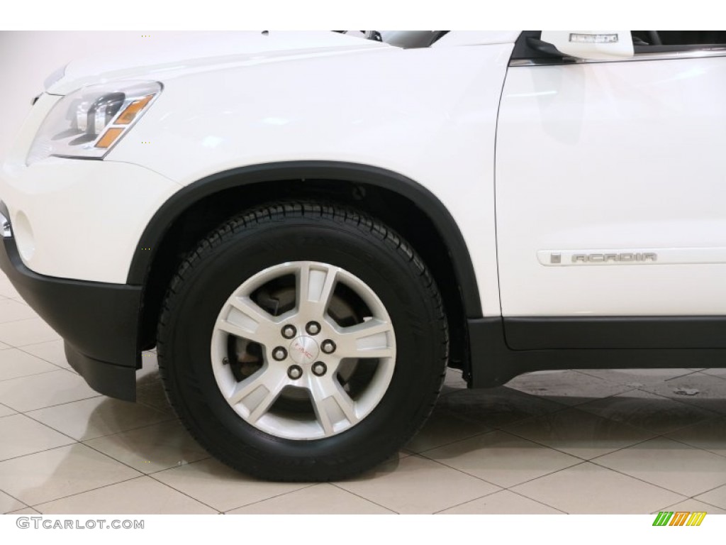 2008 Acadia SLT AWD - Summit White / Ebony photo #17