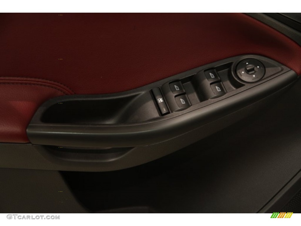 2012 Focus SE Sport 5-Door - Tuxedo Black Metallic / Tuscany Red Leather photo #6