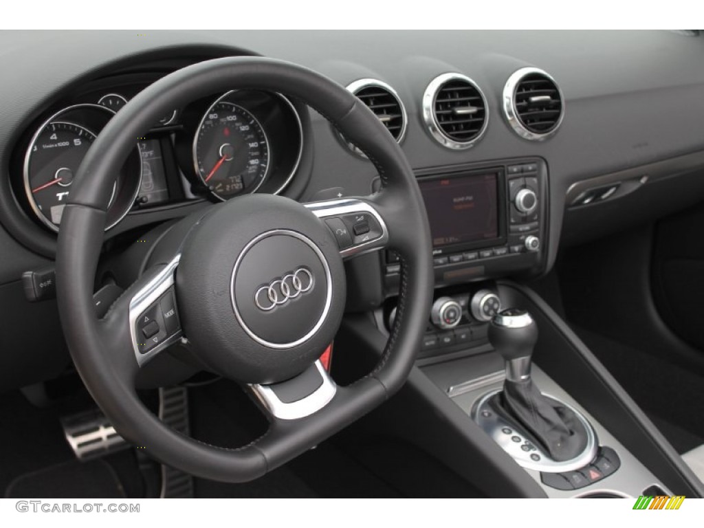 2012 Audi TT 2.0T quattro Roadster Titanium Gray Dashboard Photo #90684610
