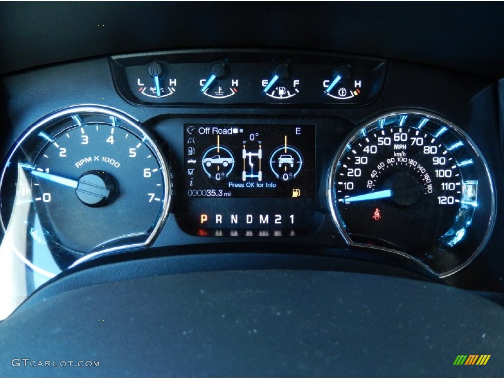 2014 Ford F150 XLT SuperCab Gauges Photo #90686578