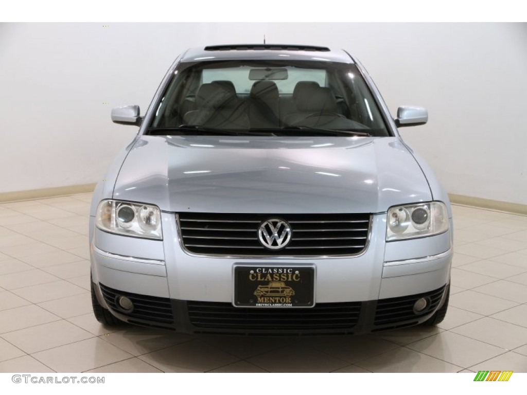 2002 Passat GLS Sedan - Blue Silver Metallic / Grey photo #2