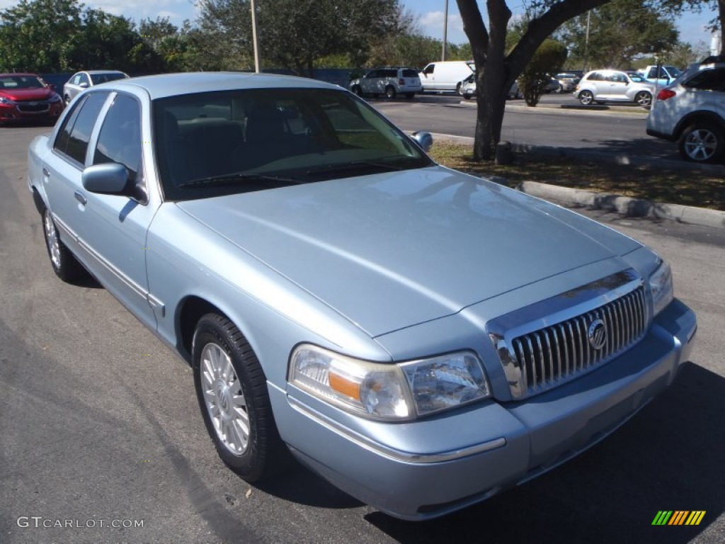 Light Ice Blue Metallic Mercury Grand Marquis