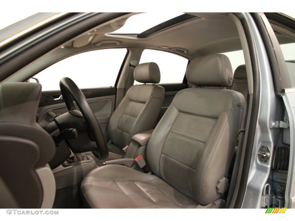 2002 Passat GLS Sedan - Blue Silver Metallic / Grey photo #7