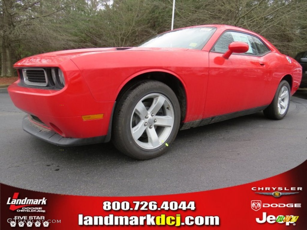 2014 Challenger SXT - TorRed / Dark Slate Gray photo #1