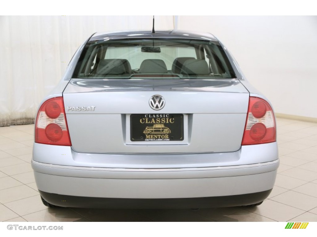 2002 Passat GLS Sedan - Blue Silver Metallic / Grey photo #24