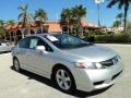 Alabaster Silver Metallic 2011 Honda Civic LX-S Sedan