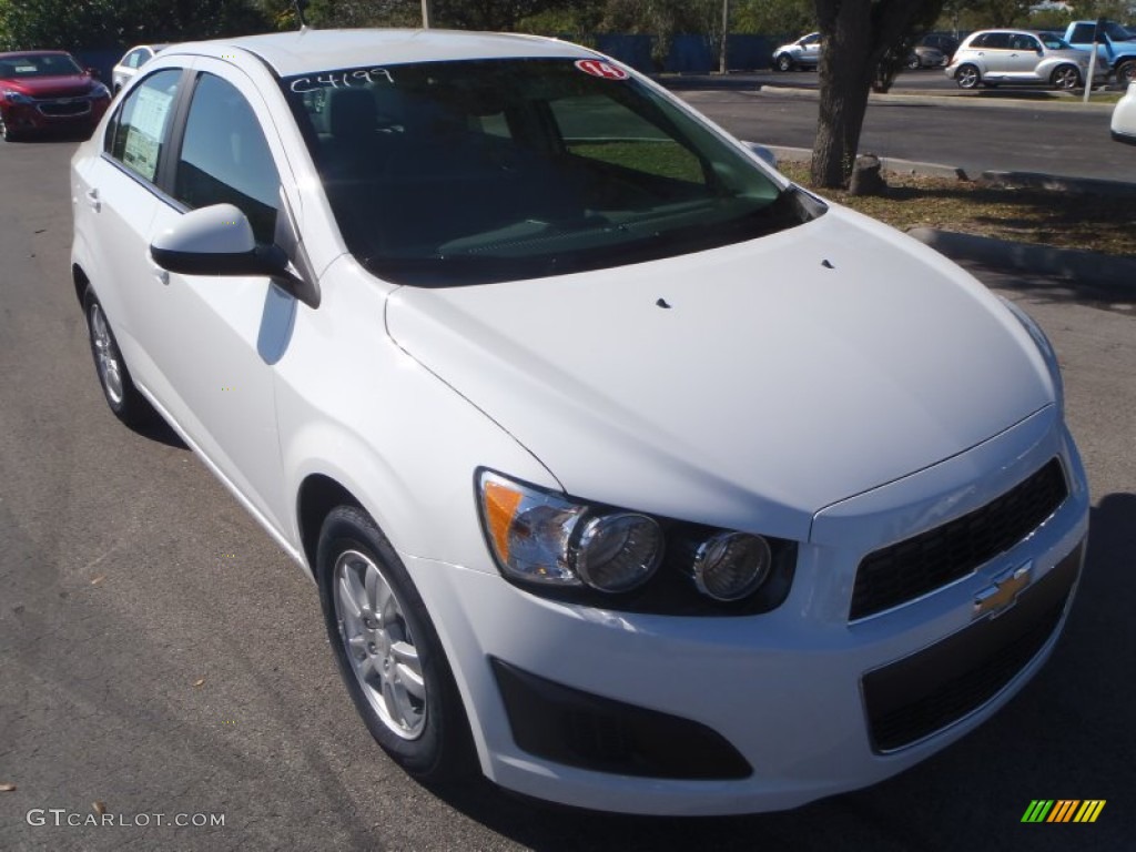 2014 Sonic LT Sedan - Summit White / Dark Pewter/Dark Titanium photo #1