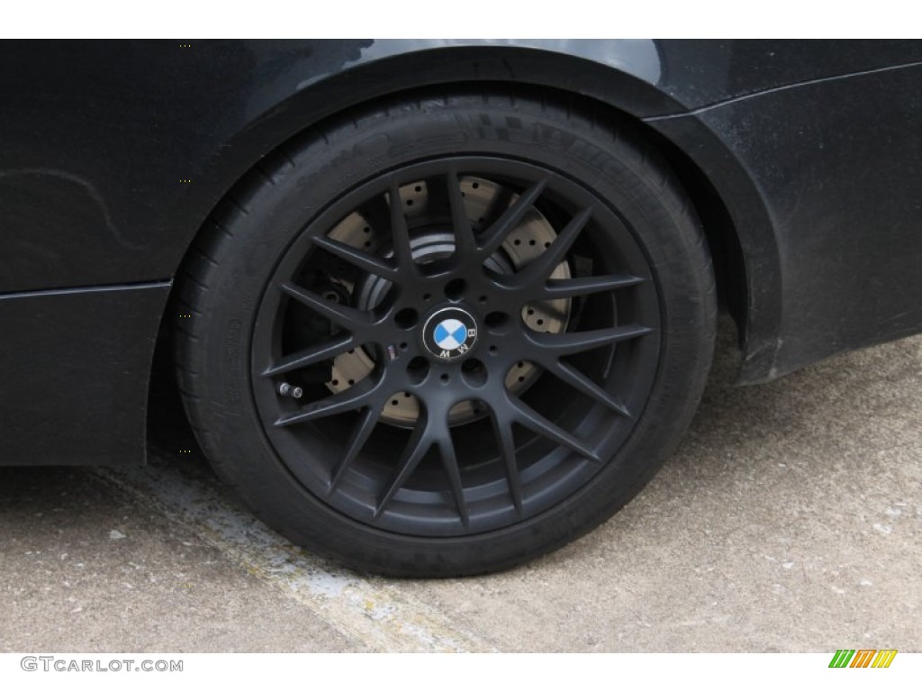 2010 M3 Convertible - Jerez Black Metallic / Black Novillo photo #8