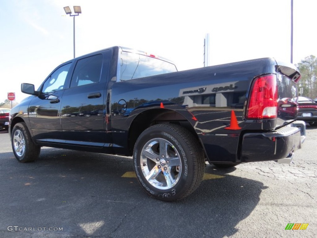 2014 1500 Express Crew Cab - True Blue Pearl Coat / Black/Diesel Gray photo #5