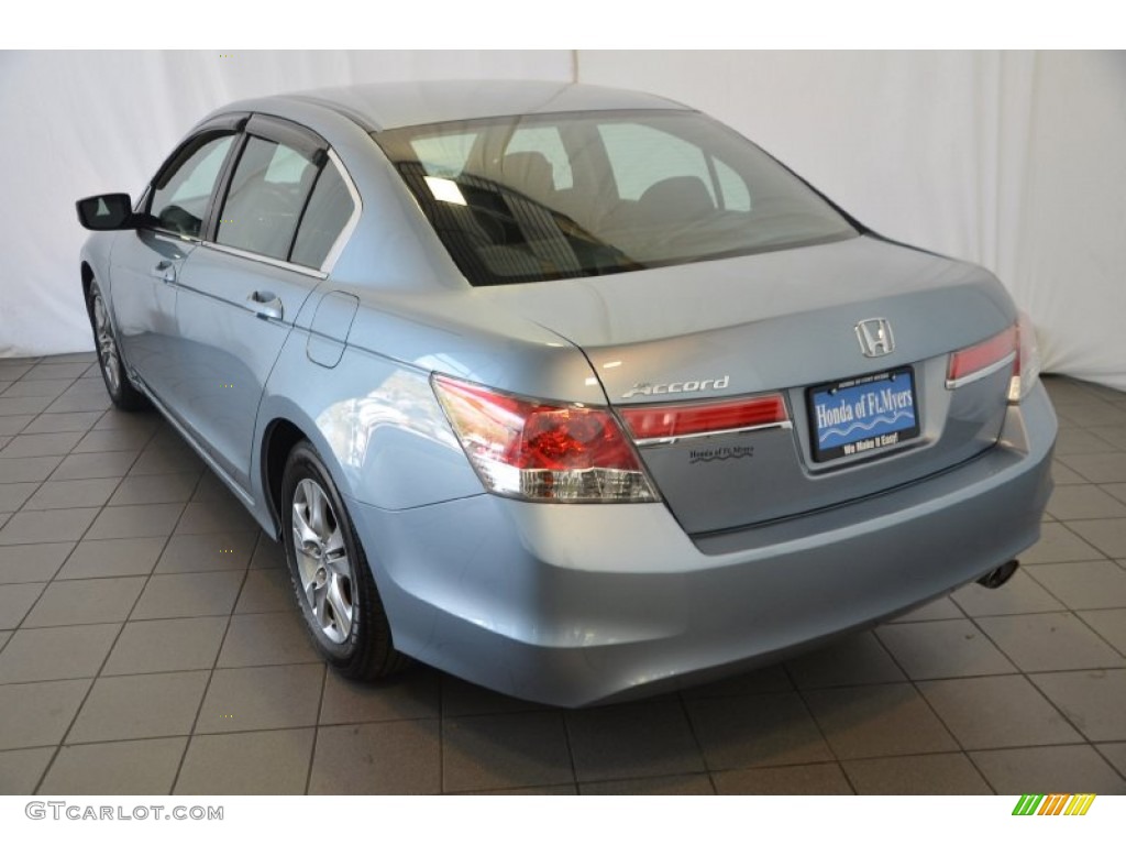 2011 Accord LX-P Sedan - Celestial Blue Metallic / Black photo #6