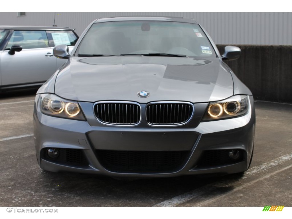 2010 3 Series 335i Sedan - Space Gray Metallic / Black photo #2