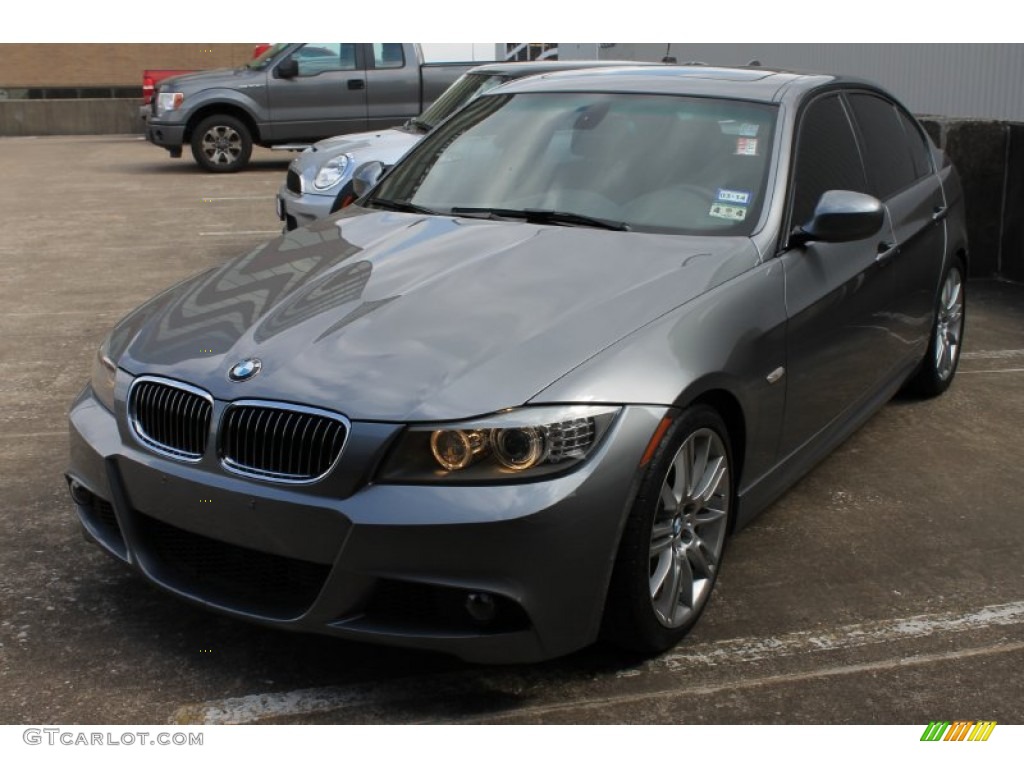 2010 3 Series 335i Sedan - Space Gray Metallic / Black photo #3