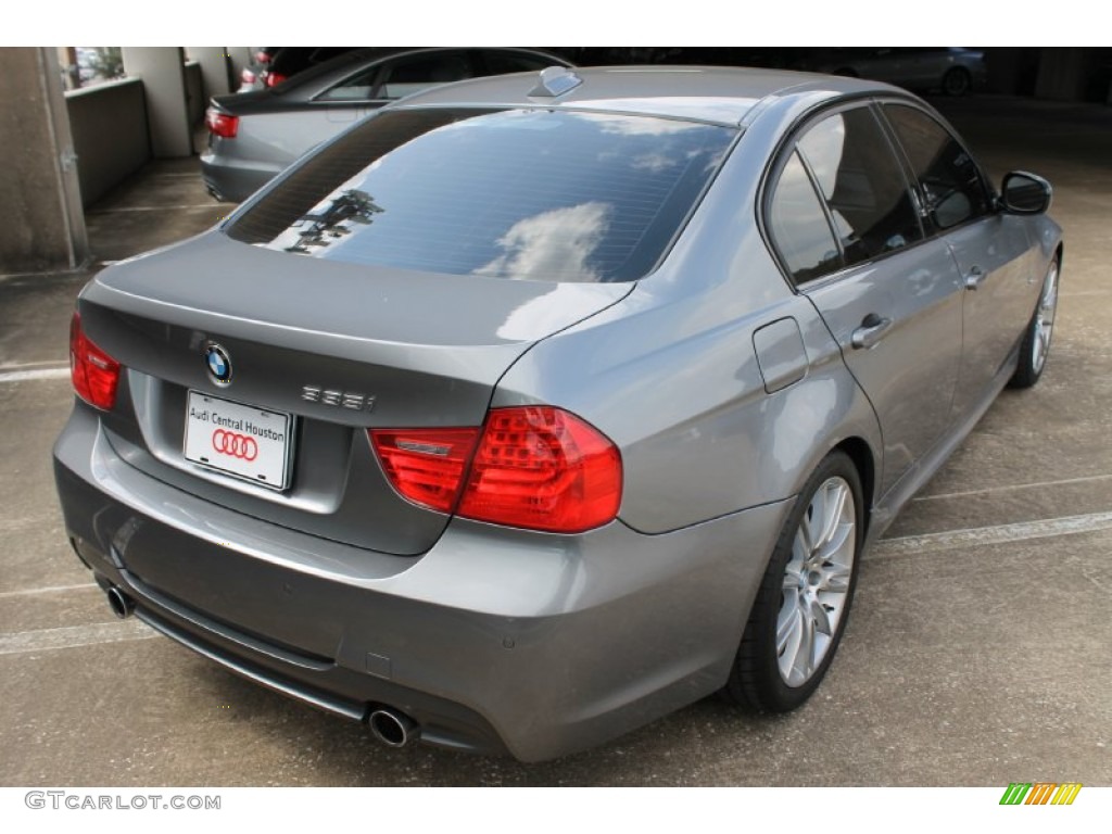 2010 3 Series 335i Sedan - Space Gray Metallic / Black photo #8