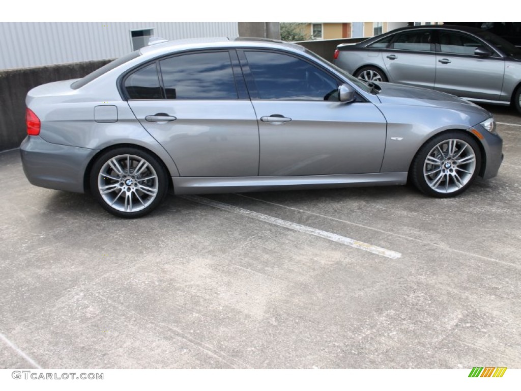 2010 3 Series 335i Sedan - Space Gray Metallic / Black photo #10