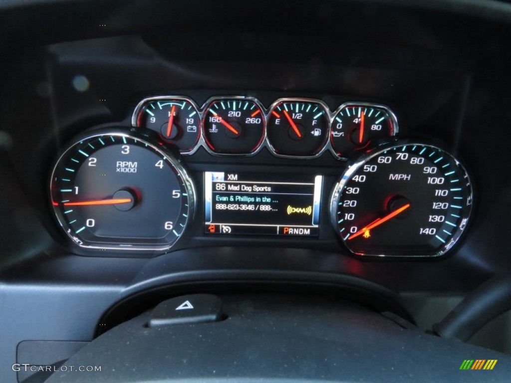 2014 Silverado 1500 LT Crew Cab - Silver Ice Metallic / Jet Black/Dark Ash photo #14