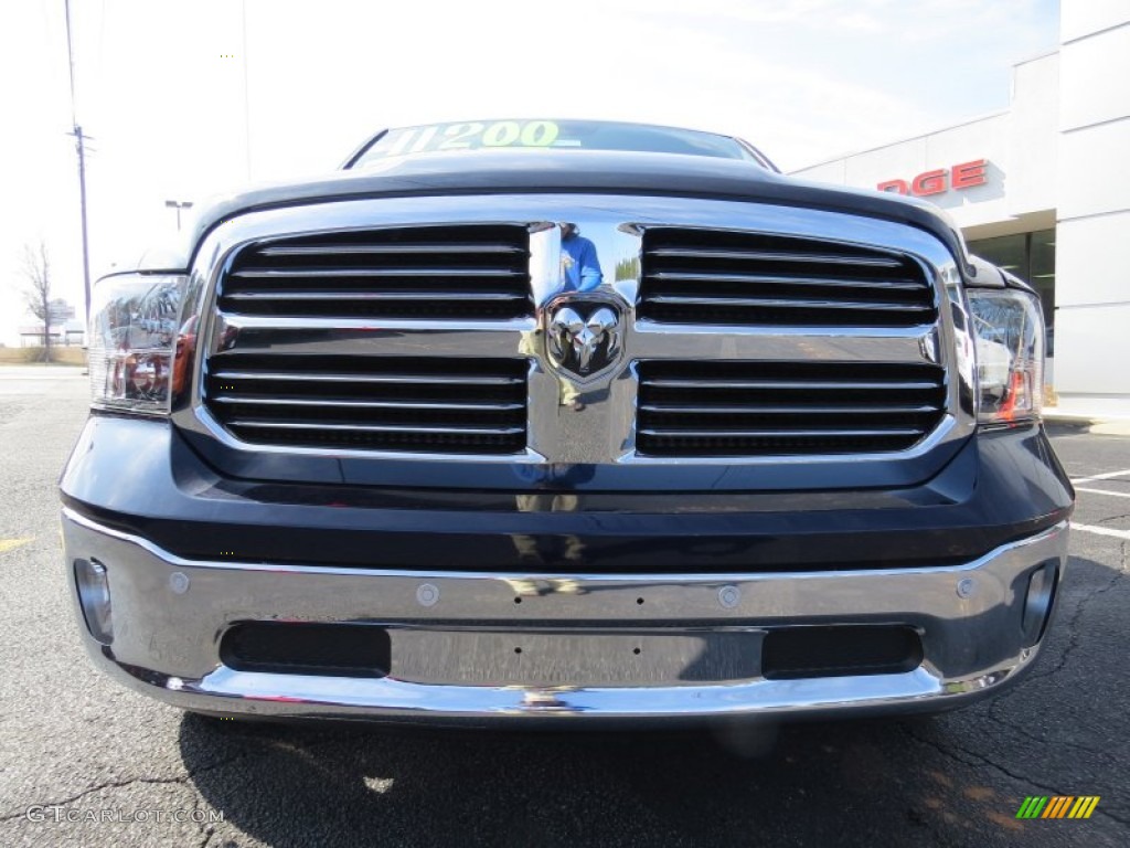 2014 1500 Big Horn Crew Cab - True Blue Pearl Coat / Black/Diesel Gray photo #2