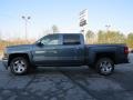 2014 Blue Granite Metallic Chevrolet Silverado 1500 LTZ Crew Cab 4x4  photo #4