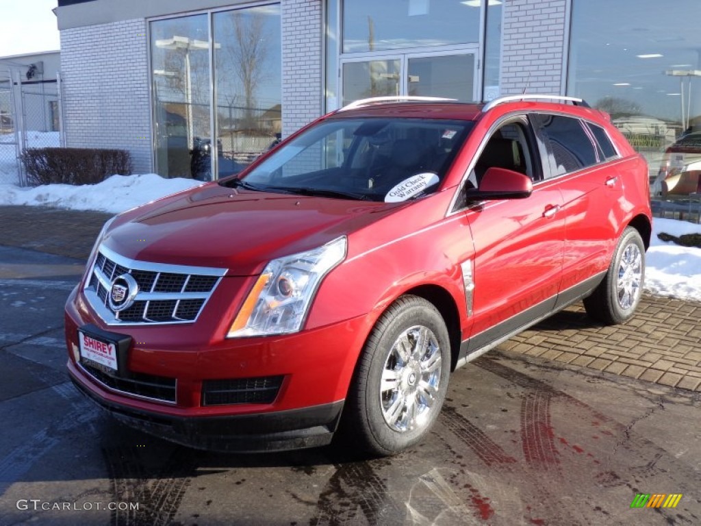 2011 SRX 4 V6 AWD - Crystal Red Tintcoat / Ebony/Titanium photo #1