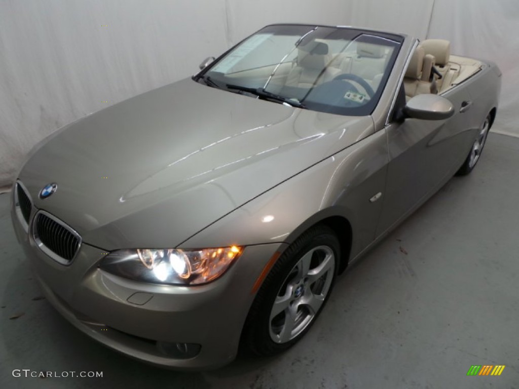 2009 3 Series 328i Convertible - Platinum Bronze Metallic / Cream Beige Dakota Leather photo #3