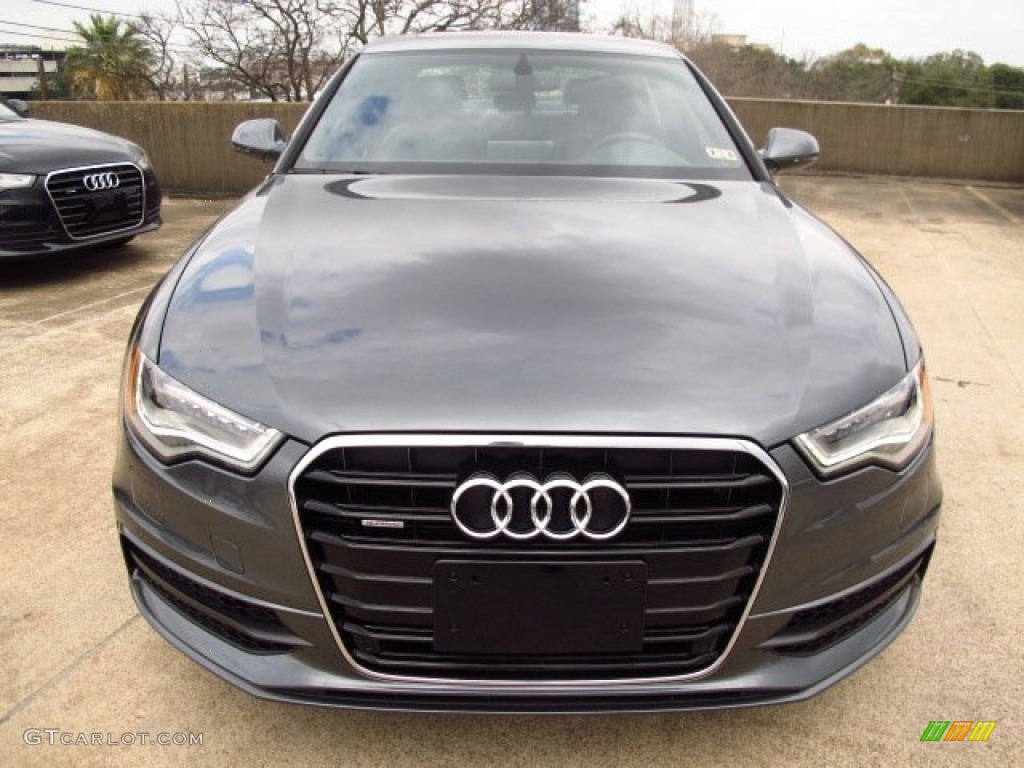 2014 A6 3.0T quattro Sedan - Daytona Grey Pearl Effect / Black photo #6