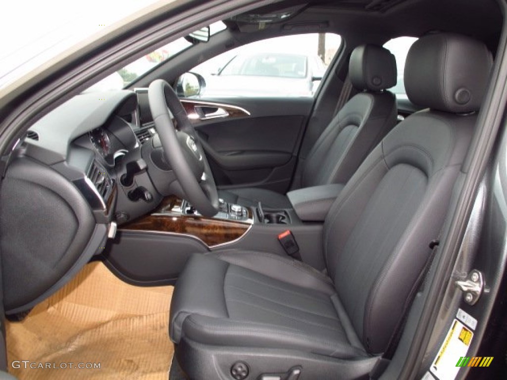 2014 A6 3.0T quattro Sedan - Daytona Grey Pearl Effect / Black photo #12
