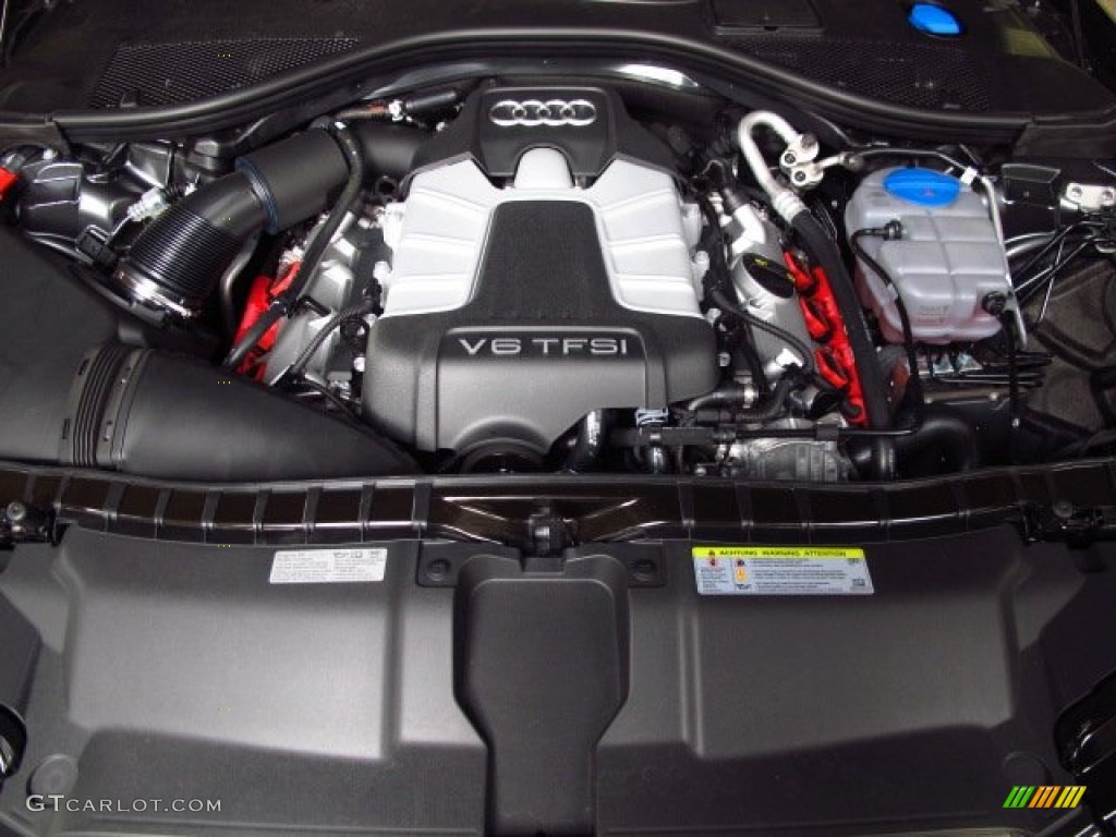 2014 A6 3.0T quattro Sedan - Daytona Grey Pearl Effect / Black photo #29