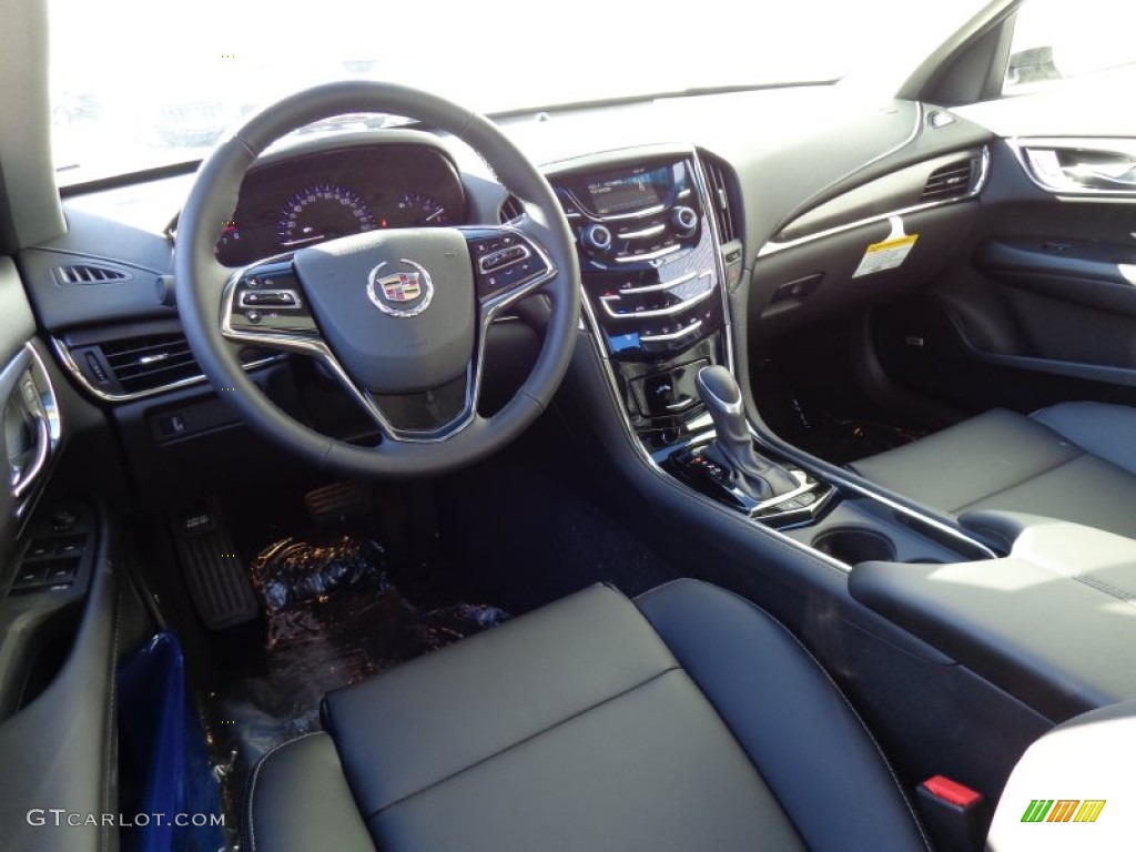 Jet Black/Jet Black Interior 2014 Cadillac ATS 2.0L Turbo AWD Photo #90694900
