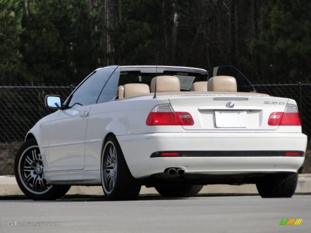 2006 3 Series 330i Convertible - Alpine White / Sand photo #4